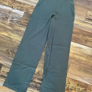 lululemon athletica Olive Green align wide leg size 4